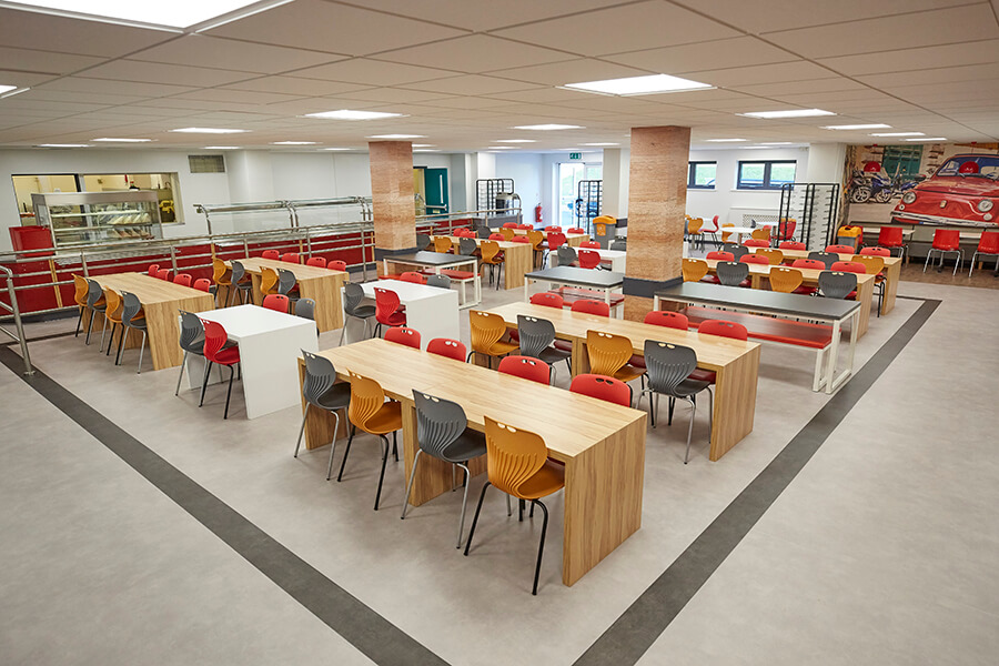 school dining room table